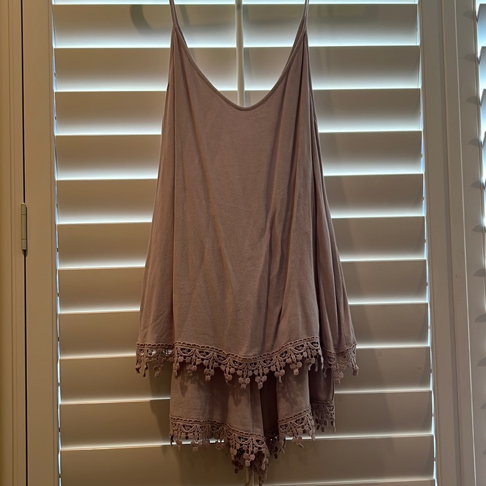 Tan Romper 🍂